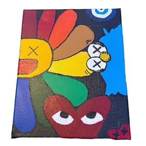 Hand-Crafted Graphic Painting